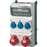 Mennekes Schuko-Steckdose 5-fach IP44 Schwarz 1 St.