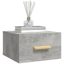 vidaXL Nachtschrank NA 35 x 35 x 20 cm Grau