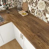 Selbstklebende Tapete Holzoptik Klebefolie Möbel Braun Abwaschbare Küchenfolie Selbstklebende Folie Arbeitsplatte Küche Wasserdicht Dekofolie Möbelfolie Holz 40 X 200cm Folie Küchenschränke Holztapete