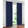 OTTO home Verdunkelungsvorhang OTTO HOME "Solana, Gardinen mit Kräuselband, Vorhänge, Wohnzimmer, modern" Gr. 5, blau (dunkelblau), B:140cm H:265cm, Polyester, Gardinen, 2er-Set Verdunklungsvorhang mit Thermofunktion, Bestseller, einfarbig