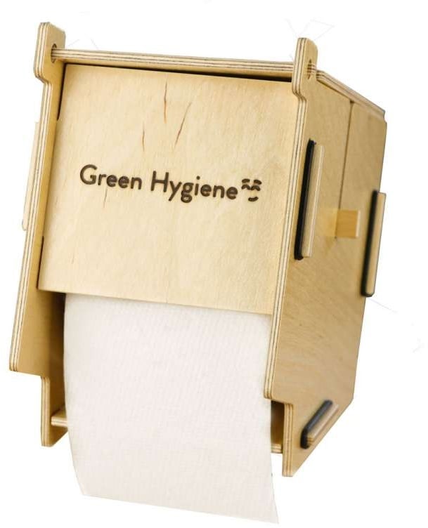 Holzspender für Klorollen, Green-Hygiene