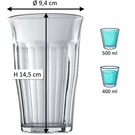 Duralex Picardie Becher 0,5 l 6 St.