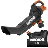 Worx WG505E inkl. 45L Fangsack