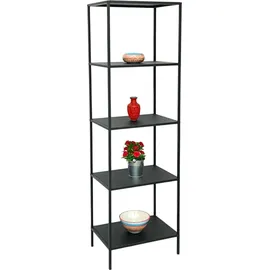 DanDiBo Ambiente Standregal 170 x 50 x 35 cm Schwarz