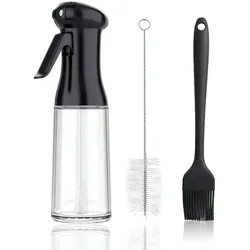 Ölsprühflasche 200 ml - Schwarz, Tropffrei