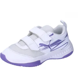 Puma Varion II Hallenschuhe mit Klettverschluss Kinder 04 white/lavender alert 29
