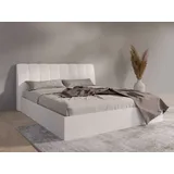 INOSIGN »Bett Malissa mit gepolstertem Kopfteil ohne Stauraum«, Bettgestell, Schlaffläche 180x200 cm, BxTxH 186,6 x 206,4 x 100 cm