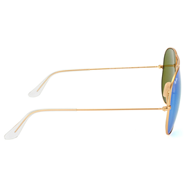 Ray Ban Aviator Flash Lenses RB3025 112/17 62-14 polished gold/blue