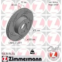 ZIMMERMANN Bremsscheibe