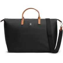Tommy Hilfiger Popette Weekender Schultertasche Leder Black/Brown