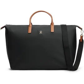 Tommy Hilfiger Popette Weekender Schultertasche Leder Black/Brown