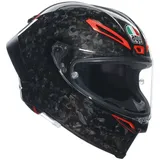 AGV Pista GP RR Italia Carbonio Forgiato Helm, (Carbon,L (59/60)) - Matt Black / Red - L
