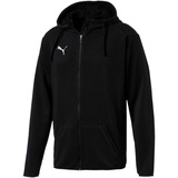 Puma Herren LIGA Casual Hoody Jacket Jacke, Puma Black-Puma White, XL