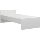 Livetastic Bett Nepo Plus 90 x 200 cm Buche massiv weiß