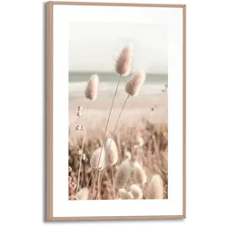 Poster REINDERS "Ziergras", beige (farbe bild(er): beige), B:20cm H:30cm T:1,6cm, MDF, Bilder