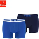 Puma Herren Boxershorts, Vorteilspack - Placed Logo Boxer, Everyday Navy XL Pack