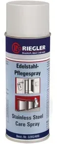 Riegler Edelstahl-Pflegespray, Temperatur -17°C bis 120°C, 400 ml