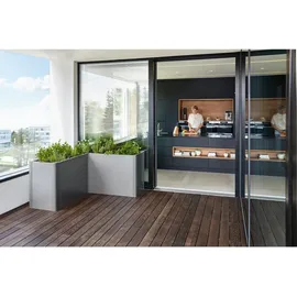 Biohort Belvedere Midi L100 102 x 102 x 61 cm quarzgrau-metallic