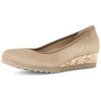 Gabor Keilpumps GABOR "Keilpumps", Damen, Gr. 39, beige, Schuhe