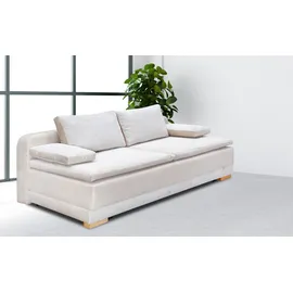 Home Affaire Schlafsofa "Ben", 218x97x96 cm Cord-Samt beige