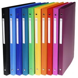 Exacompta 51299E 4 Ringe Polypropylen DIN A4 farbig sortiert