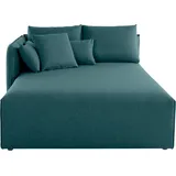 andas Ottomane »Nöre«, Lounge-Modul - zum eigenen Zusammenstellen, Breite 138cm, Tiefe 168cm, blau