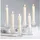 luxuskollektion Stabkerzenhalter Set Glas Transparent