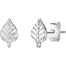 Glanzstücke München Ohrstecker Blatt Sterling Silber in Silber Ohrringe   Damen 