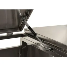 MCW Mülltonnenverkleidung MCW-E83 263 x 116 x 80 cm silber