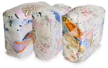 Putzlappen Bettwäsche bunt, 3 Presswürfel à 10 kg