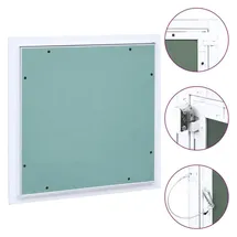 vidaXL Revisionsklappe mit Aluminium-Rahmen und GK-Einlage 200x200 mm