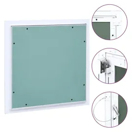 vidaXL Revisionsklappe mit Aluminium-Rahmen und GK-Einlage 200x200 mm