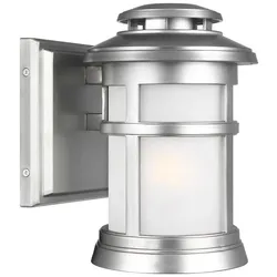 Newport Outdoor Wandleuchte Stahl gebürstet Feiss FE-NEWPORT-S-PBS