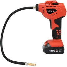 Yato Luftkompressor 18V 2,0 Ah mit Manometer und Zubehör