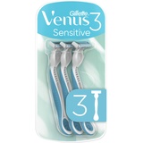 Gillette Venus 3 Sensitive Einwegrasierer Damen, 3 Rasierer mit Komfortklingen