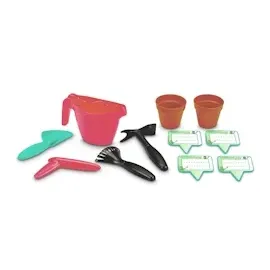 Buri Kinder-Hochbeet mit Gartenwerkzeug Frühbeet Pflanzkasten Kräuterbeet Gemüsebeet