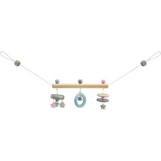 Selecta 64016 - bellybutton, Sternchenwagenkette, Kinderwagenkette, Holz, 63 cm