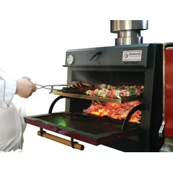 Diamond Profi BBQ Holzkohlegrill BLACK bis 60 kg Fleisch/h