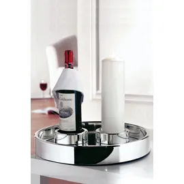 Fink Tablett »EMPIRE« Serviertablett, Dekoaccessoires, mit Spiegeleinsatz silberfarben