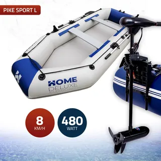 Home Deluxe Schlauchboot Pike L - Größe mit Motor