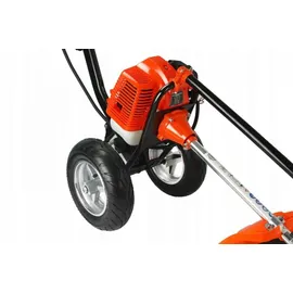 bricoline Motorsense mit Verbrennungsrädern, Rasenmäher, 5,2 PS, Benzinmischung: Öl