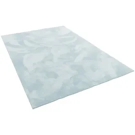 Pergamon Pearl Fellteppich 160 x 230 cm Blau/Silber