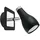 Ideus Kinga GU10 1D 03251 schwarz