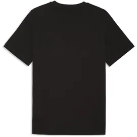 Puma Herren", Essentials 2 Colour No. 1 Logo T-Shirt M, Black apple spritz Green