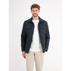 Overshirt-Jacke, leicht gefüttert - Blue Night - M