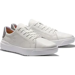 Sneaker TIMBERLAND "M Seneca Bay LOW LACE UP SNEAKER DA", Gr. 45, weiß, Leder, sportlich, Schuhe