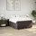 vidaXL Boxspringbett 140 x 200 cm Dunkelbraun
