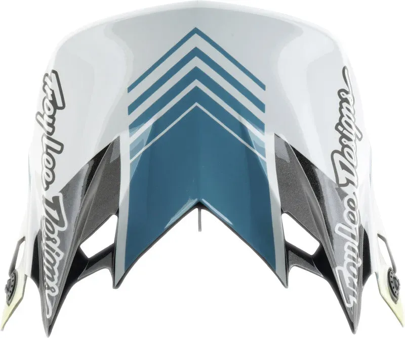 Troy Lee Designs Gp Pro Motocrosshelmschirm Segment Matte Grau