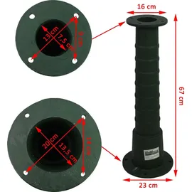 Trutzholm Schwengelpumpe Pumpenständer klassisches Design Gusseisen grün