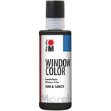 Marabu Window Color fun & fancy schwarz 173, Glas/Porzellan, 80ml 04060004173